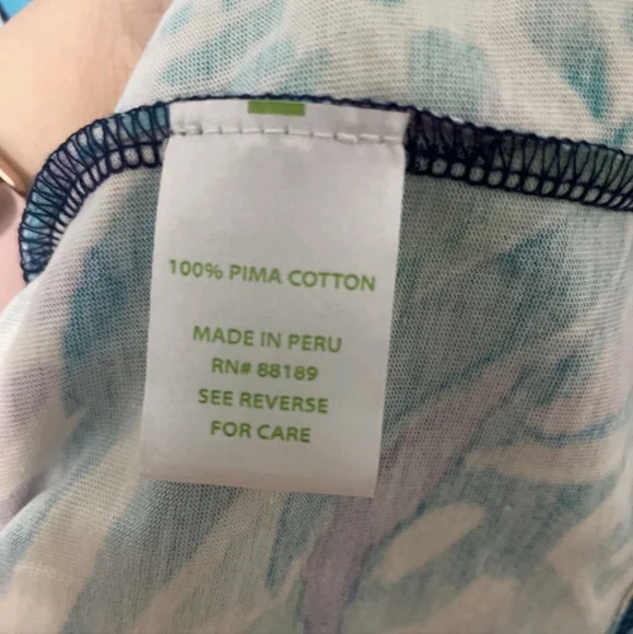 NWT Lilly Pulitzer Size Medium Hollee Dress In Bright Navy Alotta Colada - Picture 5 of 12